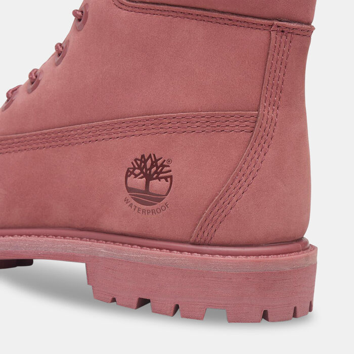 Timberland Women's Premium Waterproof Boots Red Timberland Women's Premium Waterproof Boots Red image number 5