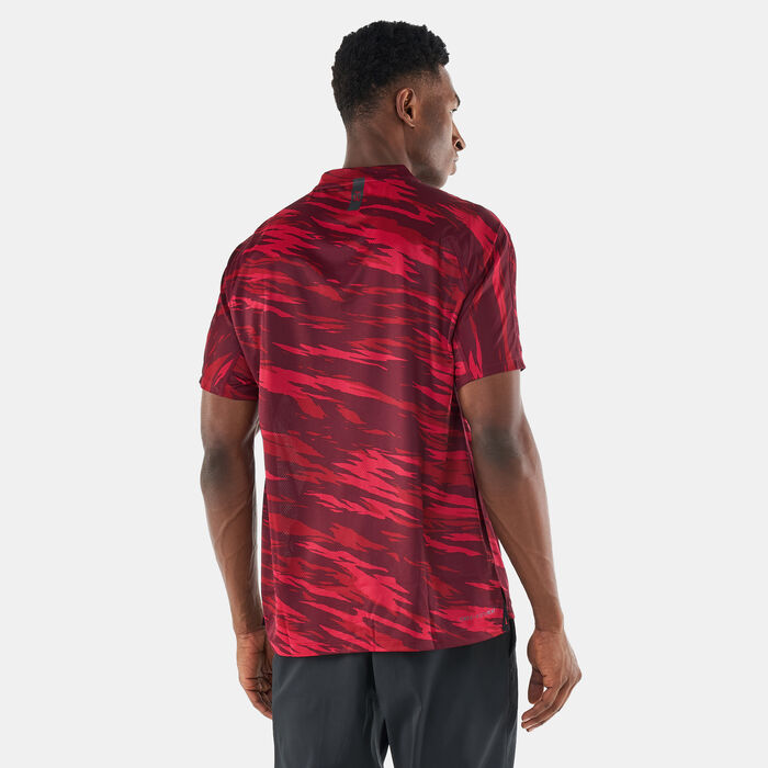 Nike Golf Men's Golf Dri-FIT ADV Tiger Woods Polo T-Shirt Red image number 1