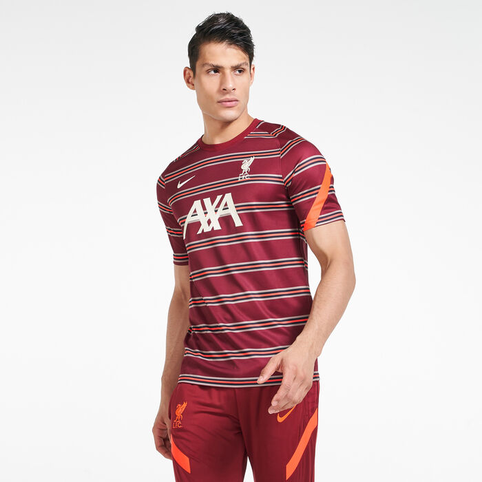 Nike Men's Liverpool F.C. Dri-FIT T-Shirt Maroon image number 0