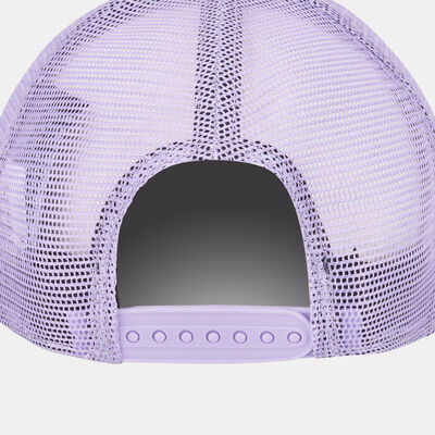 New Era Men's New York Yankees Tonal Mesh A-Frame Trucker Cap Purple