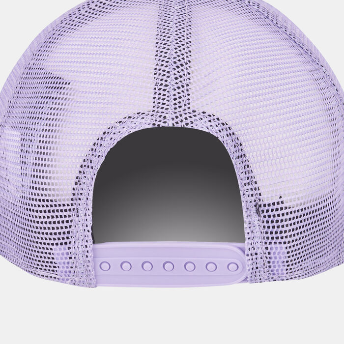 New Era Men's New York Yankees Tonal Mesh A-Frame Trucker Cap Purple image number 1