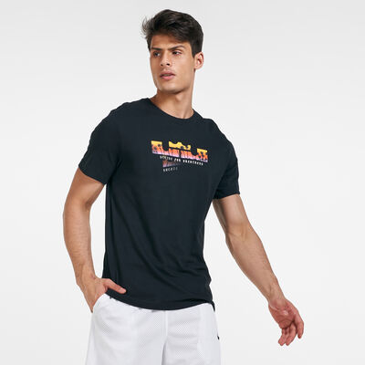Nike Men's Dri-FIT LeBron Logo T-Shirt Black