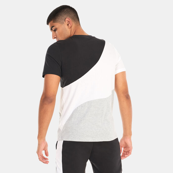 PUMA Men's POWER Cat T-Shirt Grey PUMA Men's POWER Cat T-Shirt Grey image number 1