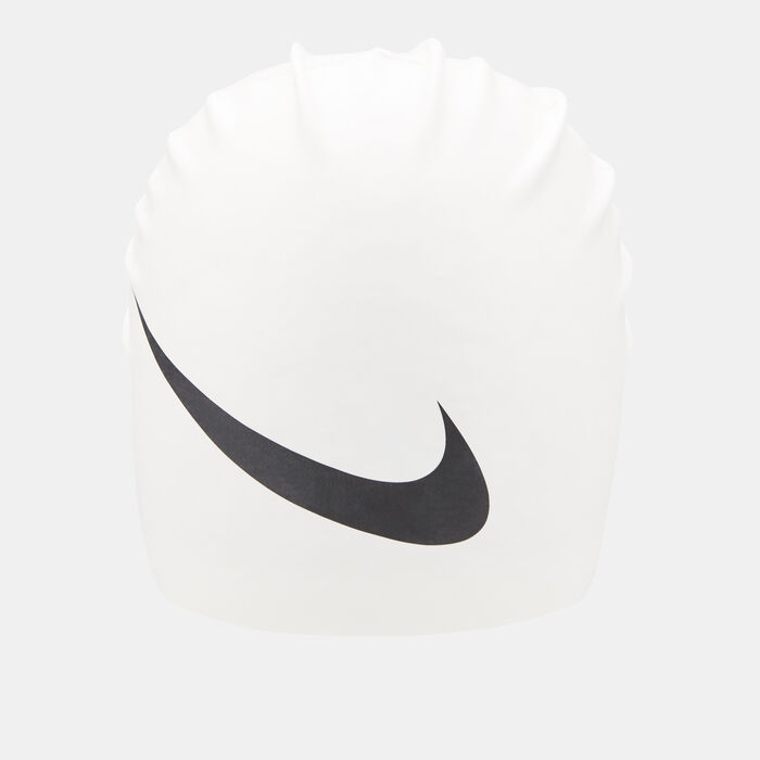 Nike Swim Big Swoosh Swimming Cap White Nike Swim Big Swoosh Swimming Cap White image number 1