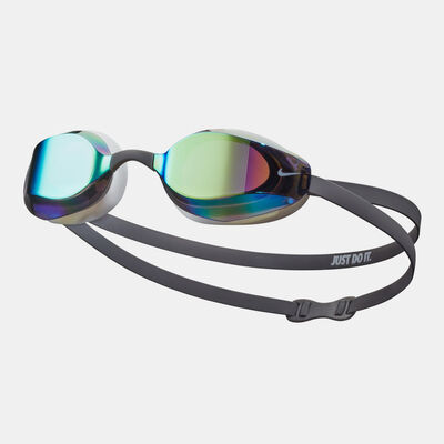 Nike Swim Vapor Mirror Performance Swimming Goggles yellow