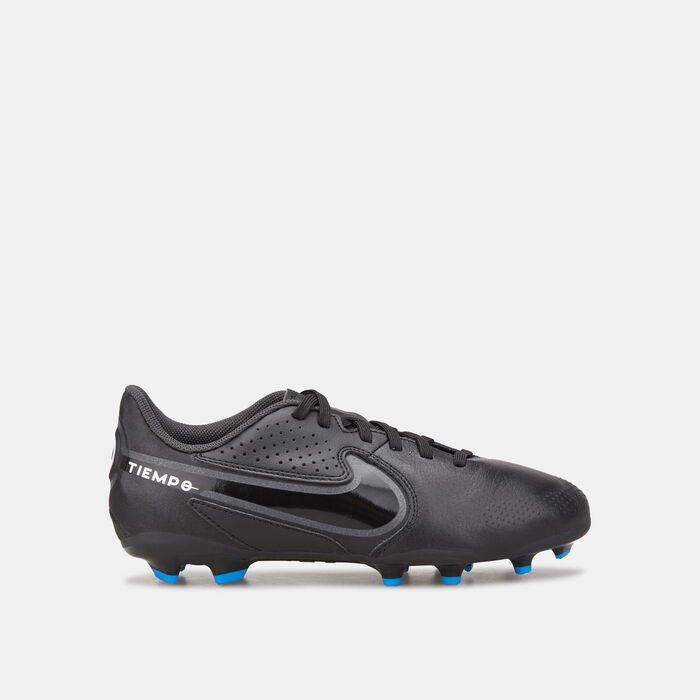 Nike Kids' Tiempo Legend 9 Academy Firm Ground Football Shoe Black image number 0