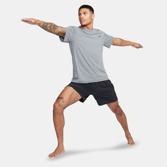 Nike Men's Dri-FIT Hyverse UV Training T-Shirt Grey Nike Men's Dri-FIT Hyverse UV Training T-Shirt Grey image number 2