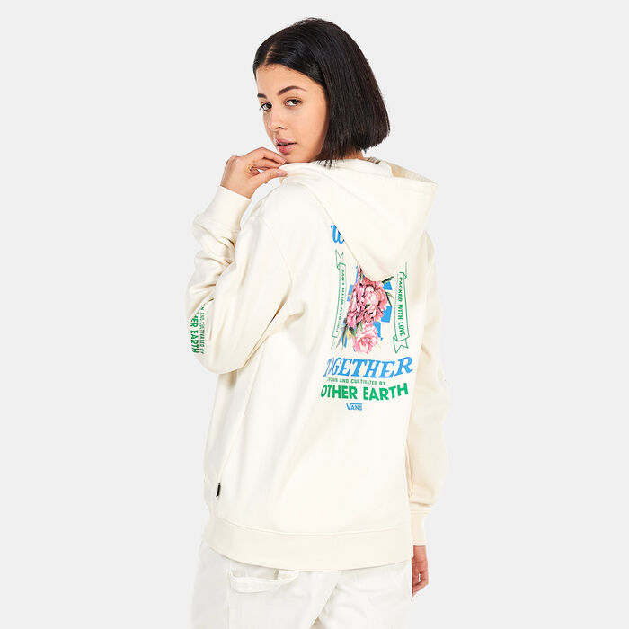 Vans Women's Eco Positivity BFF Hoodie White image number 1