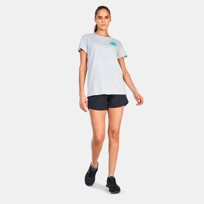 Under Armour Women's UA Collegiate Varsity T-Shirt Grey Under Armour Women's UA Collegiate Varsity T-Shirt Grey image number 2