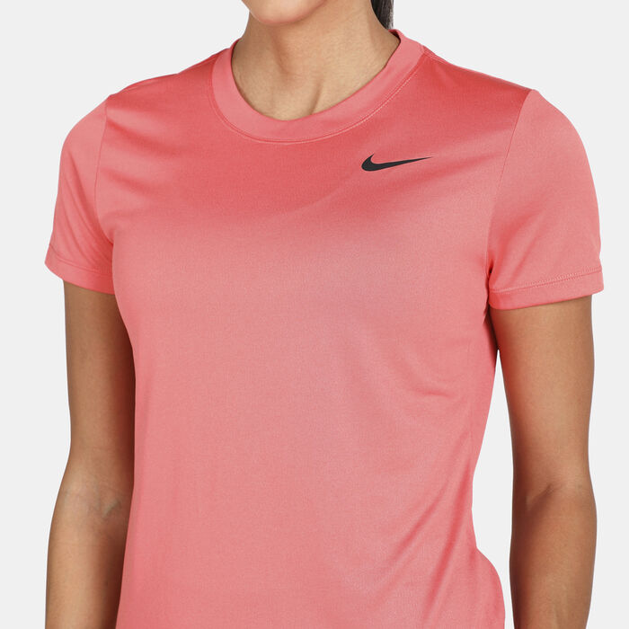 Nike Women's Dri-FIT Legend T-Shirt Orange Nike Women's Dri-FIT Legend T-Shirt Orange image number 3