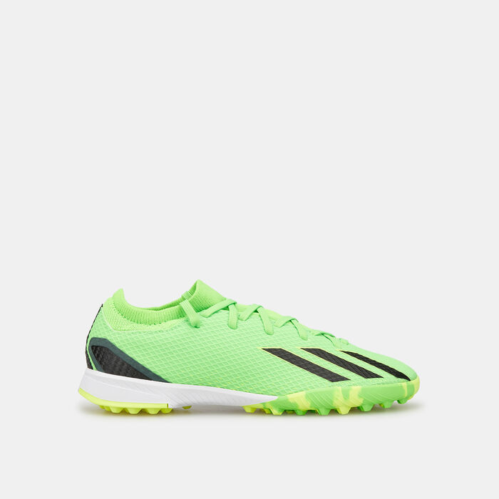 adidas Kids' X Speedportal.3 Turf Ground Football Shoe Green adidas Kids' X Speedportal.3 Turf Ground Football Shoe Green image number 0