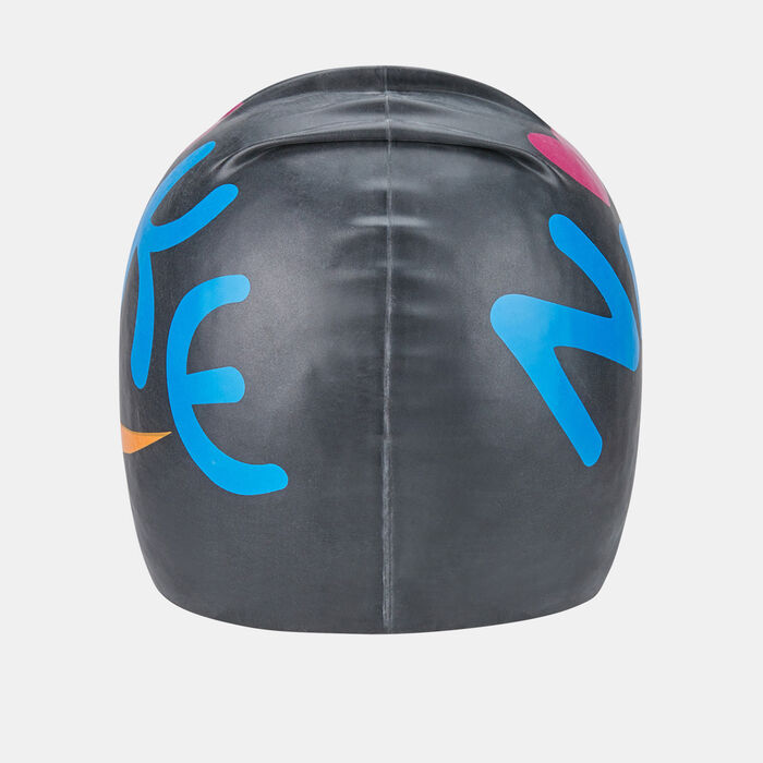 Nike Swim Fun Forest Adult Swimming Cap Black Nike Swim Fun Forest Adult Swimming Cap Black image number 1