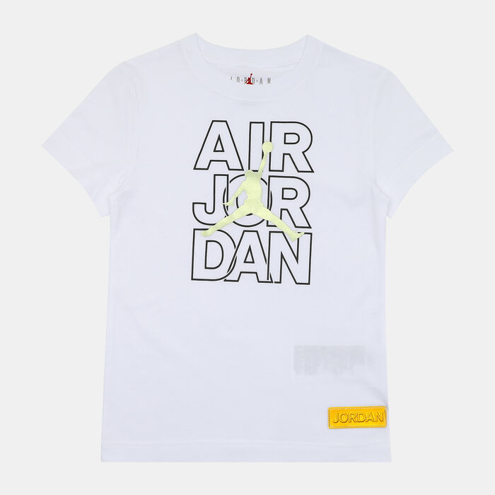 Jordan Kids' Air Jordan Wild Tribes T-Shirt White Jordan Kids' Air Jordan Wild Tribes T-Shirt White image number 0