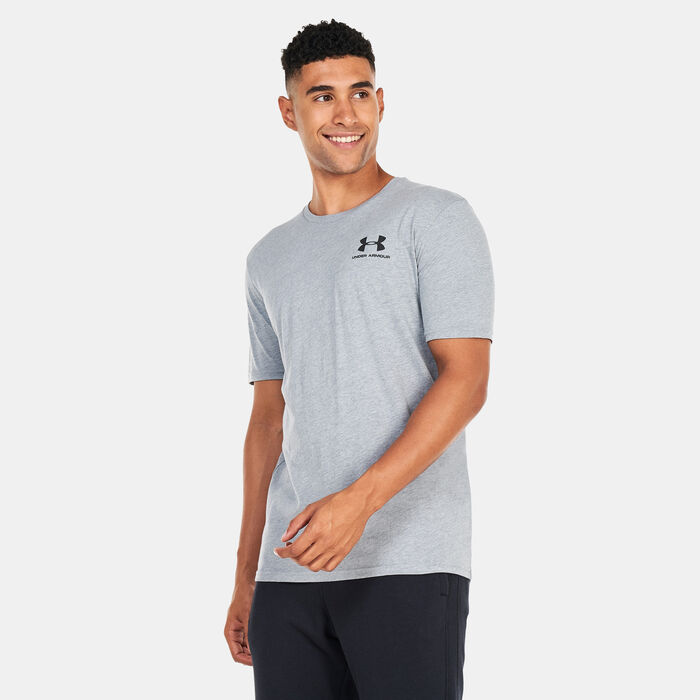 Under Armour Men's Sportstyle Left Chest Logo T-Shirt Grey Under Armour Men's Sportstyle Left Chest Logo T-Shirt Grey image number 0
