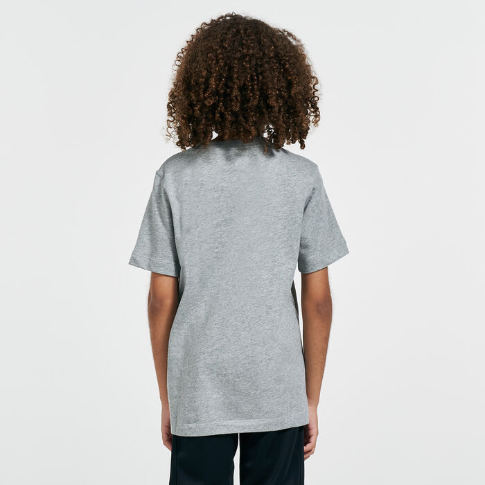 Nike Kids' Sportwear Stack T-Shirt Grey Nike Kids' Sportwear Stack T-Shirt Grey image number 1