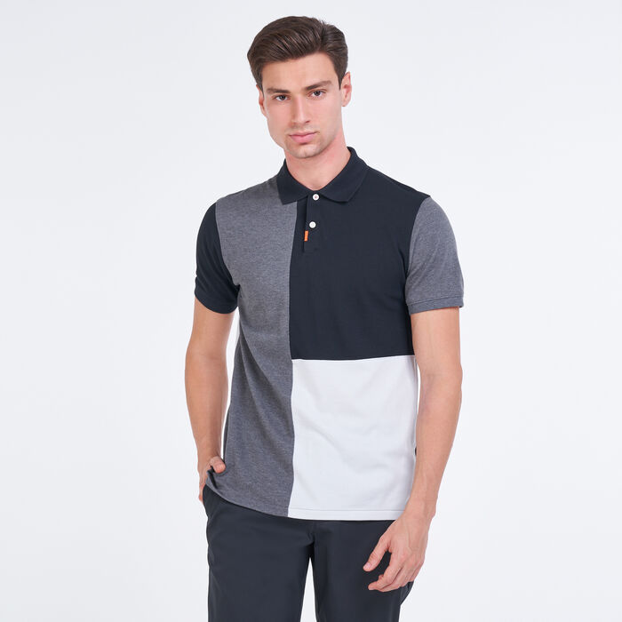 Nike Golf Men's Colour-Blocked Polo Shirt Black Nike Golf Men's Colour-Blocked Polo Shirt Black image number 0