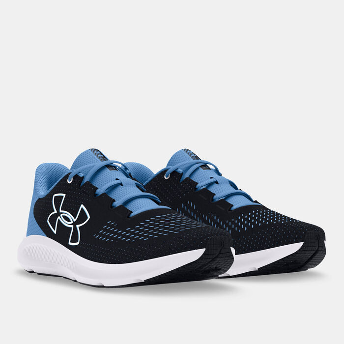 Under Armour Women's Charged Pursuit 3 Big Logo Running Shoes Black Under Armour Women's Charged Pursuit 3 Big Logo Running Shoes Black image number 1