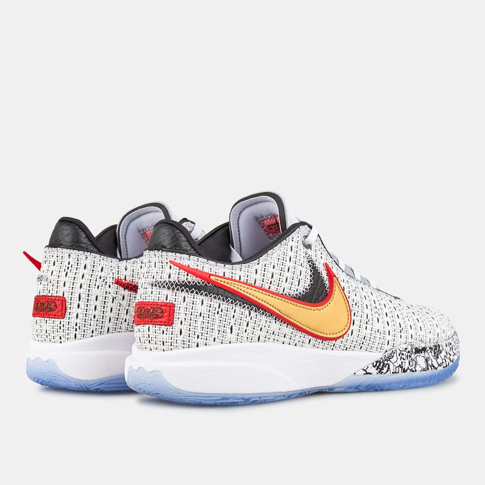 Nike Men's LeBron XX Shoe White image number 3