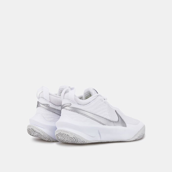 Nike Kids' Team Hustle D 10 Shoe White Nike Kids' Team Hustle D 10 Shoe White image number 2