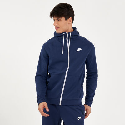 Nike Men's Sportswear Modern Fleece Hoodie Blue