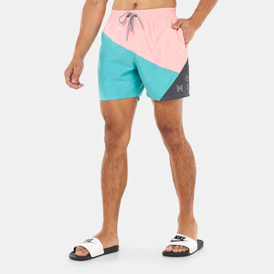 Nike Swim Men's Logo Jackknife 5-Inch Swimming Shorts Grey