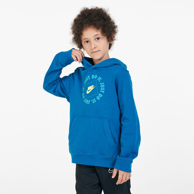 Nike Kids' Sportswear Just Do It Hoodie (Older Kids) Green Nike Kids' Sportswear Just Do It Hoodie (Older Kids) Green