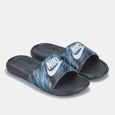 Nike Men's Victori One Printed Slides Black Nike Men's Victori One Printed Slides Black