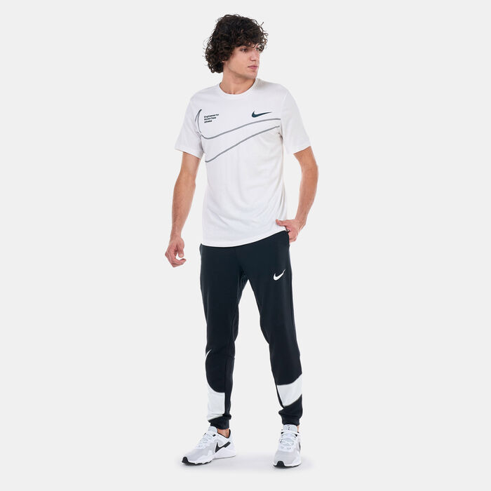 Nike Men's Dri-FIT Swoosh Training T-Shirt White image number 2
