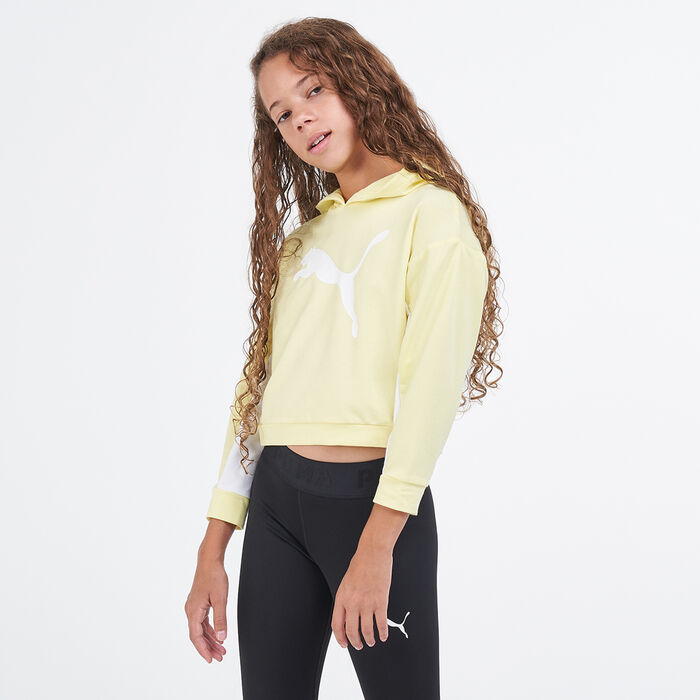 PUMA Kids' Modern Sports Hoodie yellow PUMA Kids' Modern Sports Hoodie yellow image number 0