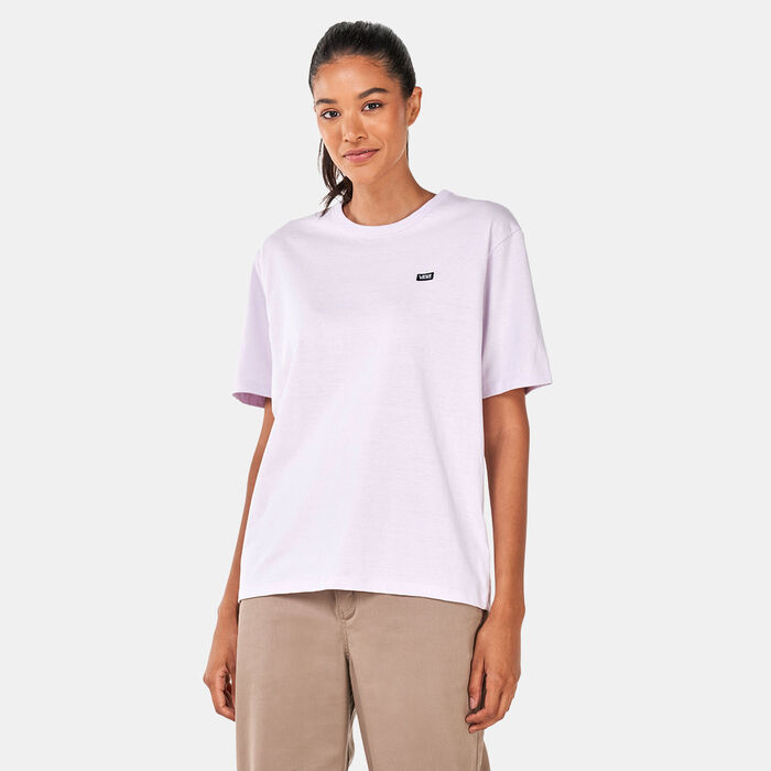 Vans Women's Off The Wall T-Shirt Purple image number 0