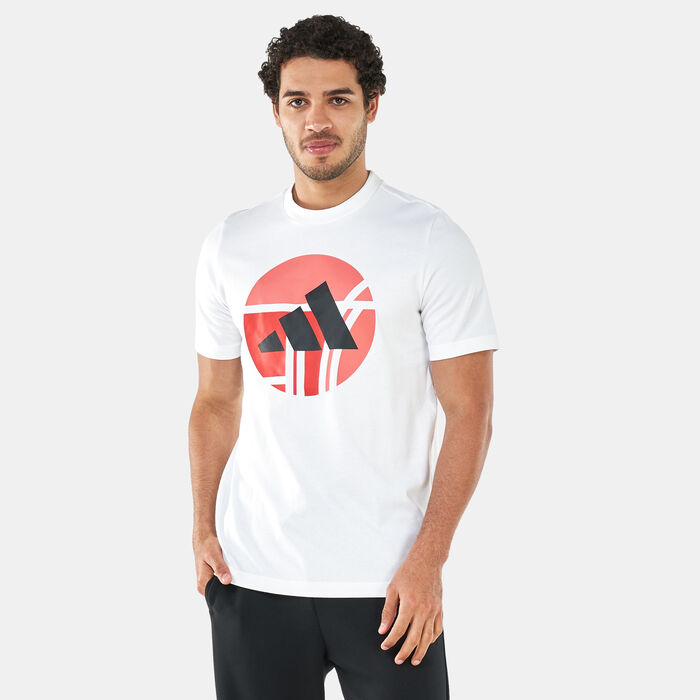 adidas Men's Energetic 3Bar Graphic T-Shirt White adidas Men's Energetic 3Bar Graphic T-Shirt White image number 0
