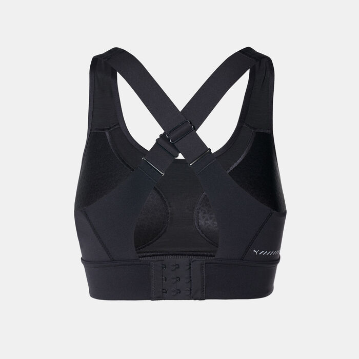 PUMA Women's PWRbreathe Running Sports Bra Black image number 1