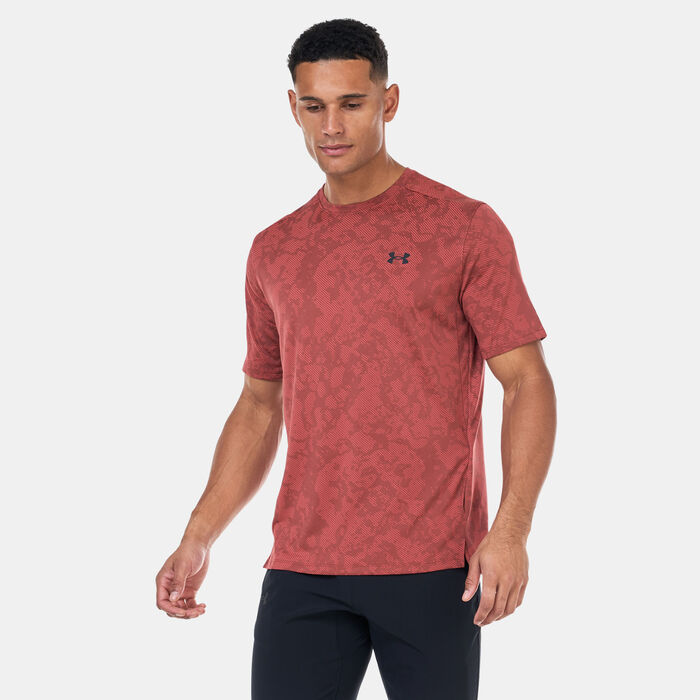 Under Armour Men's UA Tech™ Vent Training T-Shirt Red Under Armour Men's UA Tech™ Vent Training T-Shirt Red image number 0