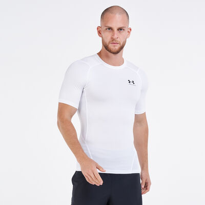 Under Armour Men's HeatGear® Armour T-Shirt White Under Armour Men's HeatGear® Armour T-Shirt White