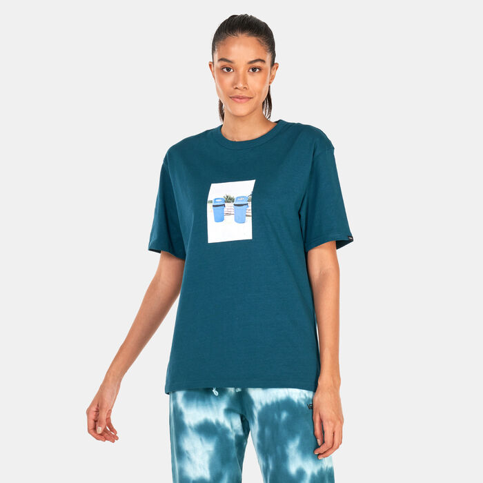 Vans Women's x Curren X Knost T-Shirt Green Vans Women's x Curren X Knost T-Shirt Green image number 0