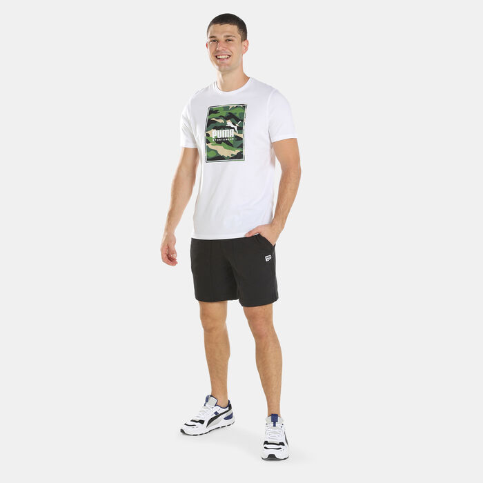 PUMA Men's Box Logo Camo T-Shirt White PUMA Men's Box Logo Camo T-Shirt White image number 2