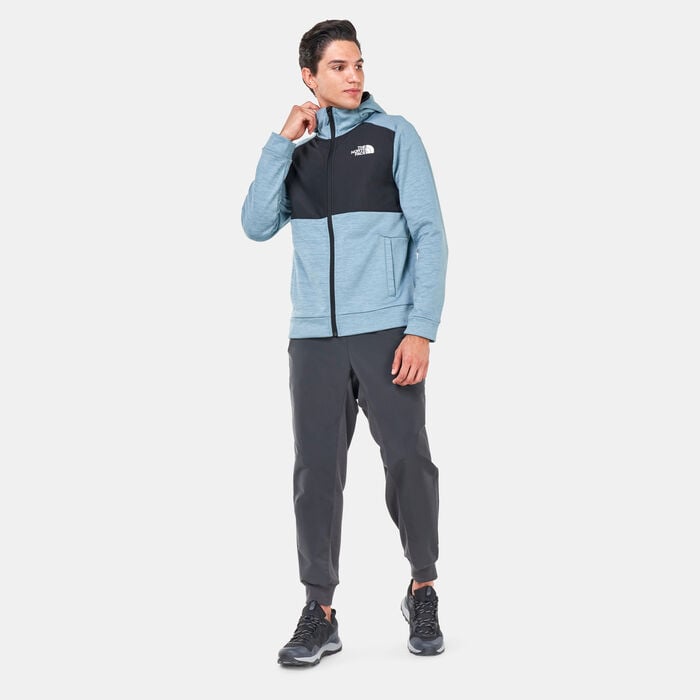 The North Face Men's Mountain Athletics Full Zip Fleece Jacket Blue The North Face Men's Mountain Athletics Full Zip Fleece Jacket Blue image number 2