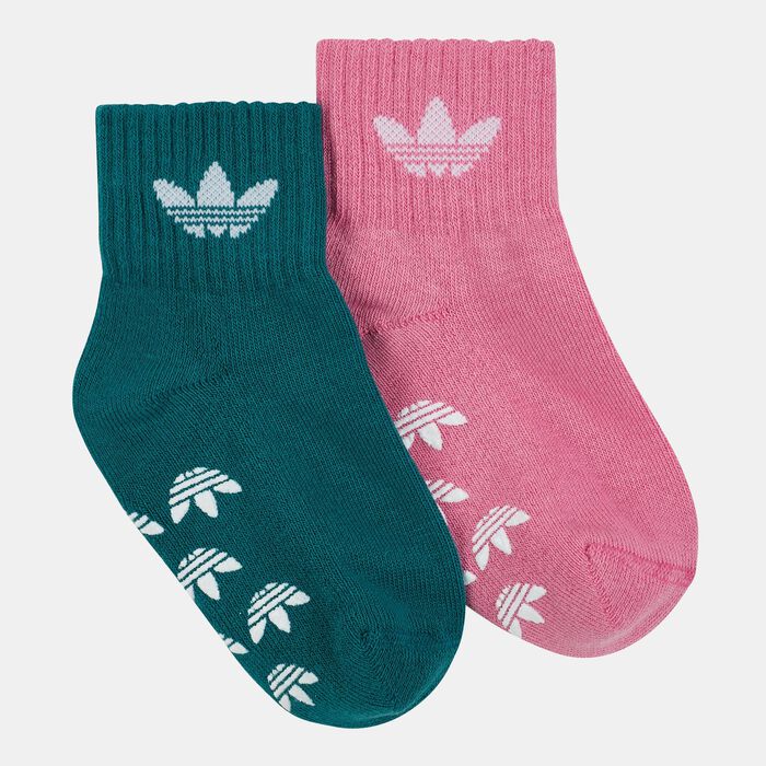 adidas Originals Kids' Anti-Slip Socks (2 Pack) Multi adidas Originals Kids' Anti-Slip Socks (2 Pack) Multi image number 0