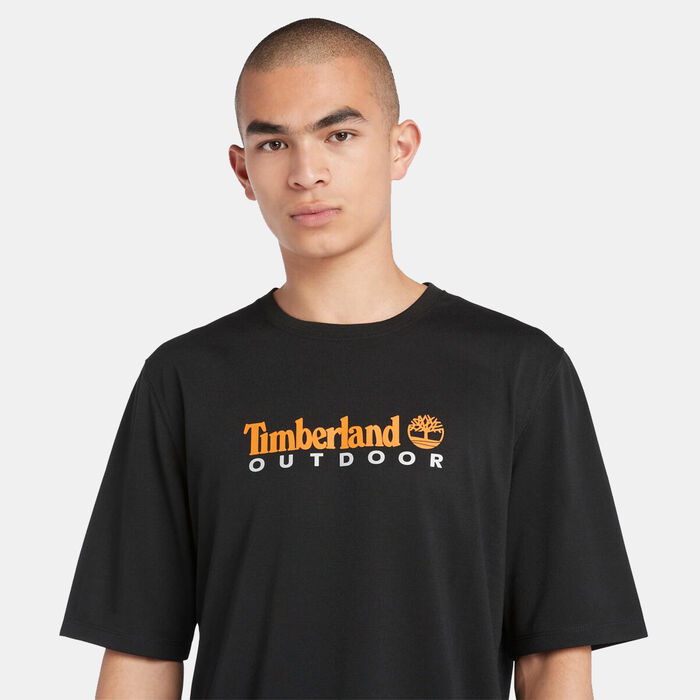 Timberland Men's UV Protection Outdoor Graphic T-Shirt Black image number 3