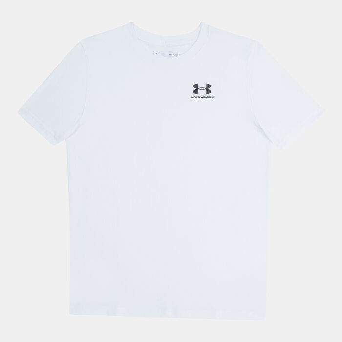 Under Armour Kids' UA Essential Cotton T-Shirt White Under Armour Kids' UA Essential Cotton T-Shirt White image number 0