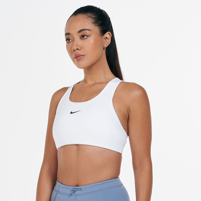 Nike Women's 1-Piece Pad Sports Bra White Nike Women's 1-Piece Pad Sports Bra White image number 0