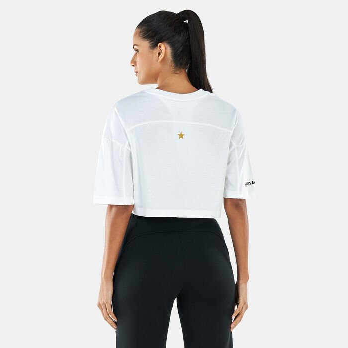 Converse Women's Athletic Specialty Pocket T-Shirt White Converse Women's Athletic Specialty Pocket T-Shirt White image number 1