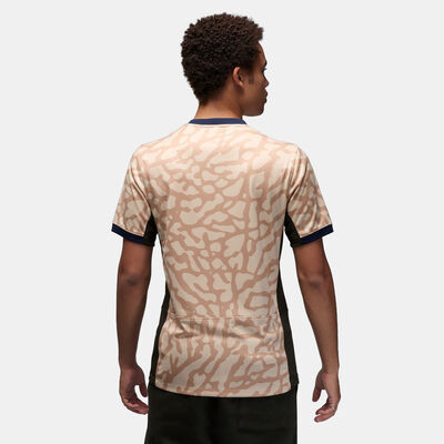 Jordan Men's Paris Saint-Germain Stadium Fourth Dri-FIT Replica Football Jersey - 2023/24 Beige Jordan Men's Paris Saint-Germain Stadium Fourth Dri-FIT Replica Football Jersey - 2023/24 Beige