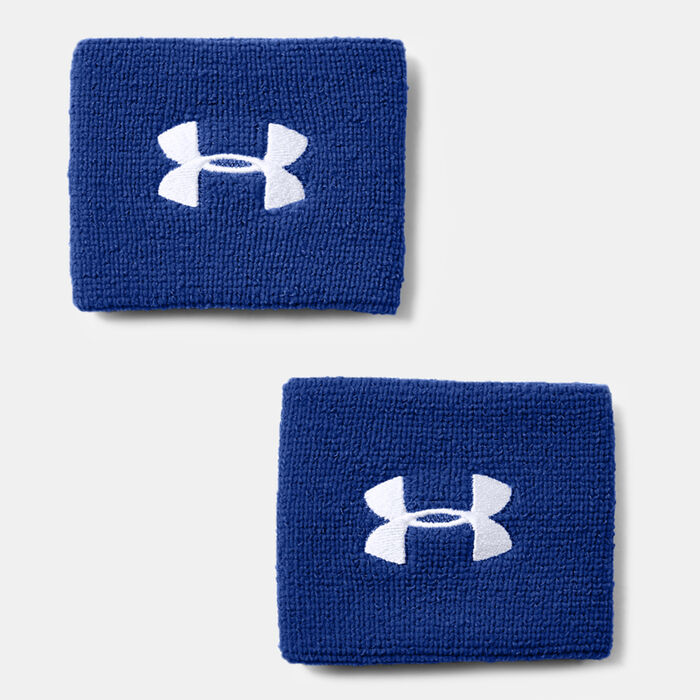 Under Armour Men's Performance Wristbands (2 Pack) Blue Under Armour Men's Performance Wristbands (2 Pack) Blue image number 0