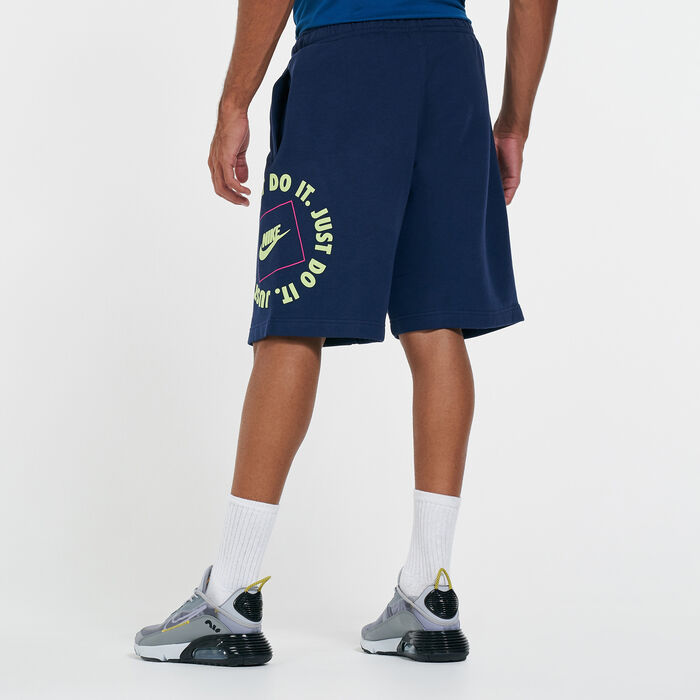 Nike Men's Sportswear Just Do It Fleece Shorts Blue Nike Men's Sportswear Just Do It Fleece Shorts Blue image number 1