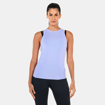 Nike Women’s Yoga Dri-FIT Luxe Tank Top Purple