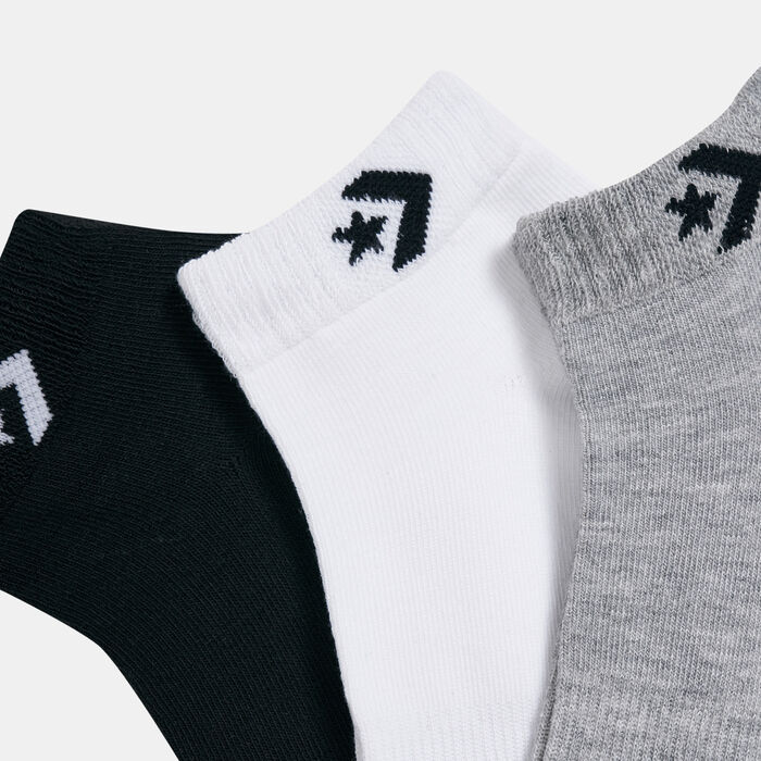 Converse Star Chevron Logo Socks (3 Pack) Multi Converse Star Chevron Logo Socks (3 Pack) Multi image number 1