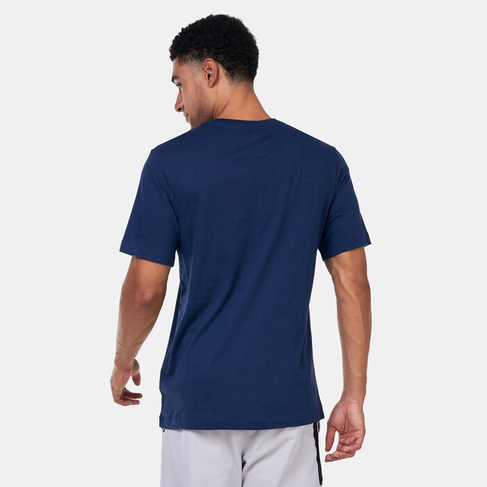Nike Men's Sportswear Just Do It T-Shirt Blue Nike Men's Sportswear Just Do It T-Shirt Blue image number 1