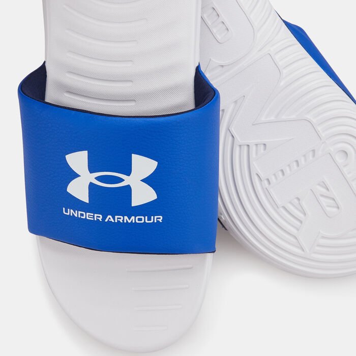 Under Armour Men's Ansa Fixed Slides Grey Under Armour Men's Ansa Fixed Slides Grey image number 2