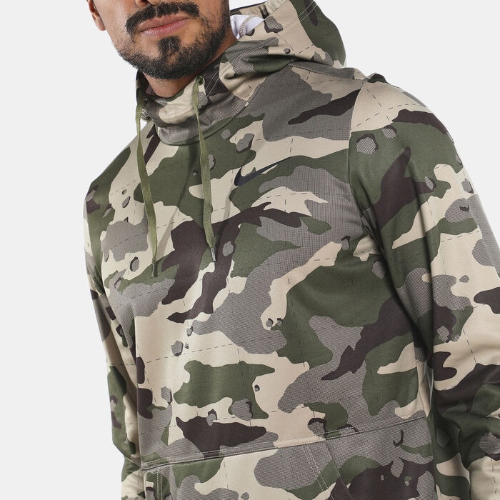 Nike Men's Therma-FIT Hoodie Brown Nike Men's Therma-FIT Hoodie Brown image number 3